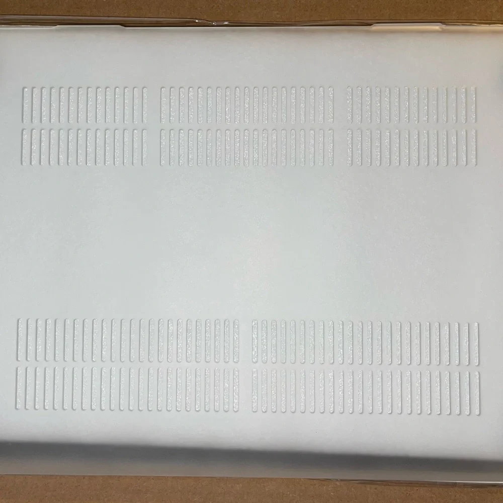 Snow Faux Crocodile MacBook Case